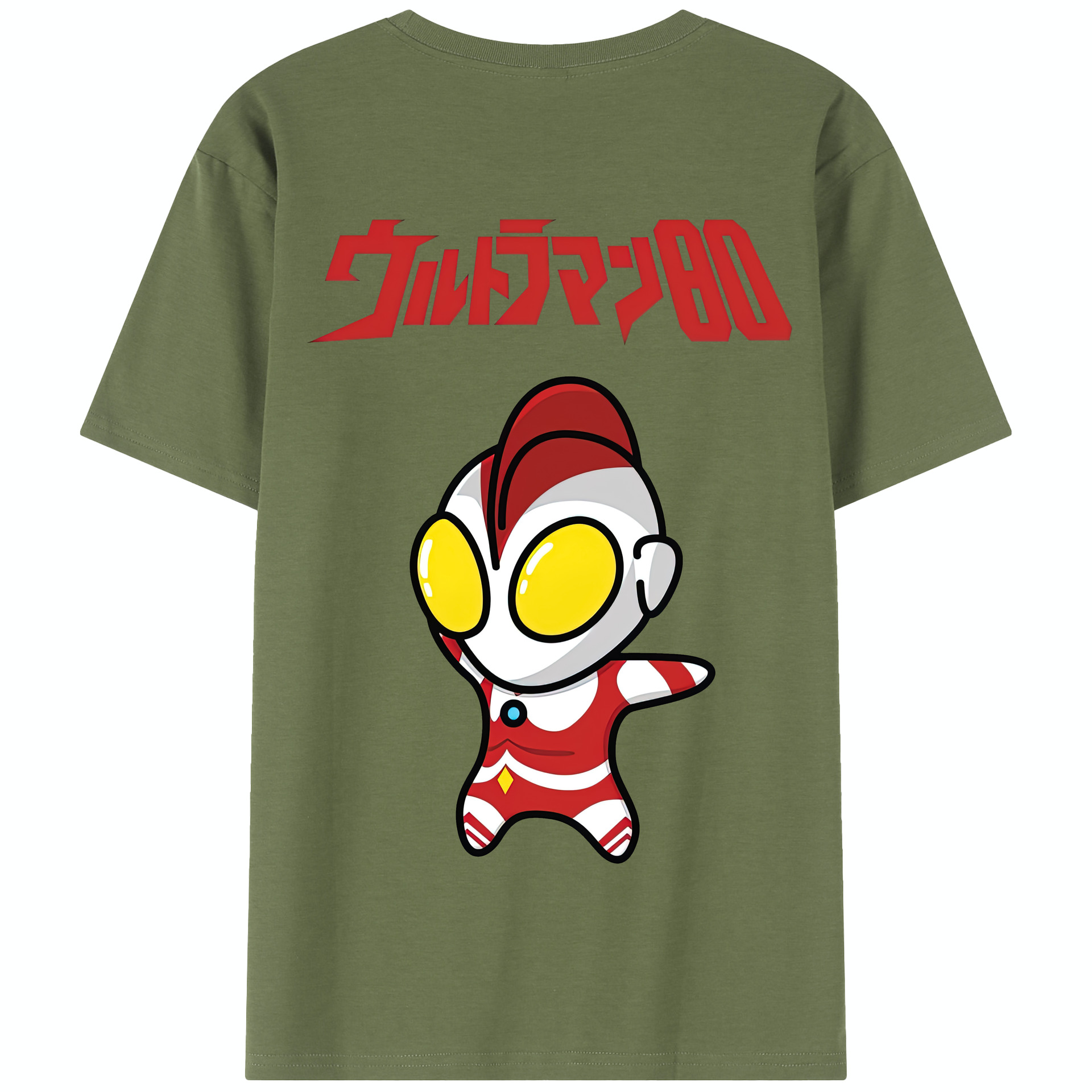（画像用） ウルトラマン Ultraman 綿100％半袖Tシャツ（背面プリント）